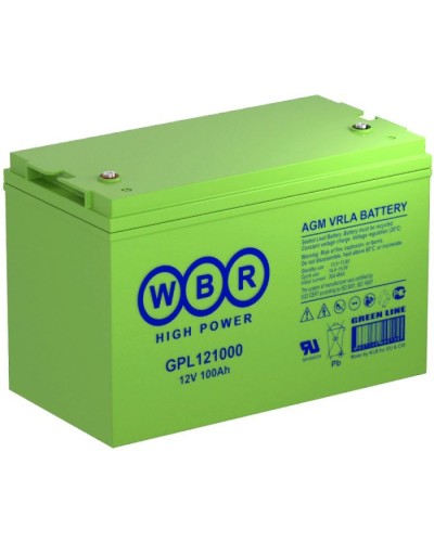 WBR GPL121000A. Аккумулятор герметичный свинцово-кислотный. WBR в Бийске
