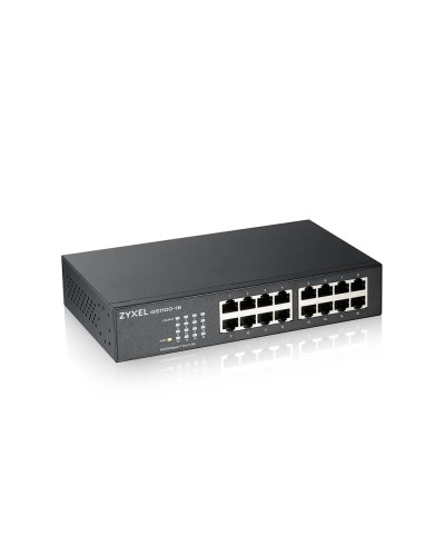 GS1100-16-EU0103F. Коммутатор 16xGE, rack 19, бесшумный. ZYXEL в Бийске