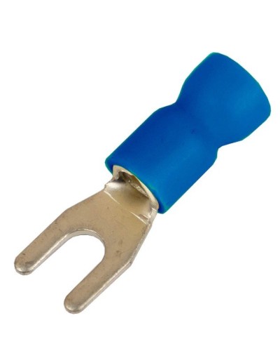 Наконечник вилочный НВИ 1,5-2,5 М3 (D3,2мм) (100 шт) (2B13P-EE-PVC). Наконечник вилочный с изолированным фланцем ПВХ. ДКС в Бийске