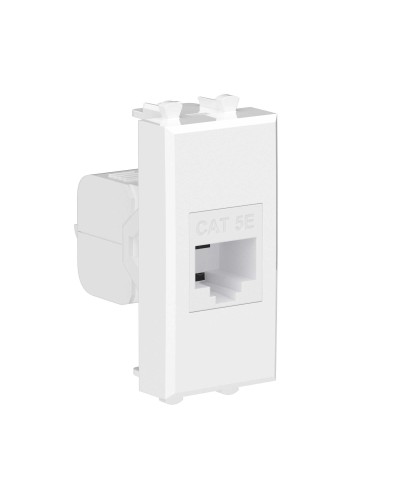 Розетка RJ-45 Avanti 1 модуль белое облако (4400661): Розетка компьютерная, без шторки модульная, кат.5е в Бийске