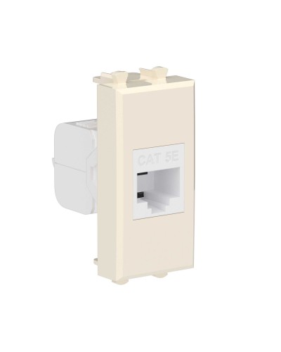 Розетка RJ-45, кат.5E, Avanti, 1 модуль, ванильная дымка (4405661): Розетка компьютерная модульная в Бийске