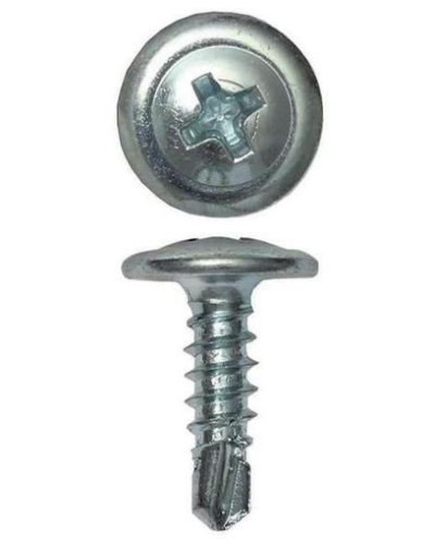 Саморез с пресс-шайбой 4.2х19 со сверлом (200 шт) (CM274019). Саморез с пресс-шайбой. ДКС в Бийске