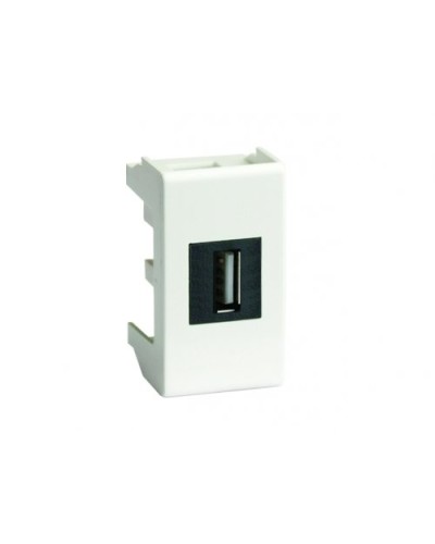 Розетка USB 2.0 Brava 1 модуль слоновая кость (75200S): Розетка USB в Бийске