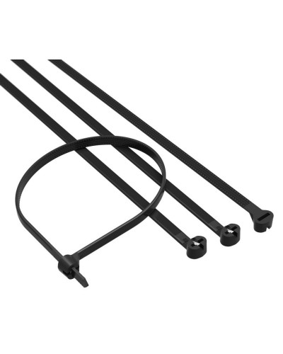 Хомут 3,6x200 P6.6, черный (100шт) (21314SR): Хомут с двойным замком в Бийске