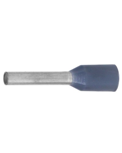 Наконечник-гильза НШВИ 0.75-06, серый (100 шт) (IF0.75-06GR). Наконечник-гильза с изолированным фланцем. ДКС в Бийске