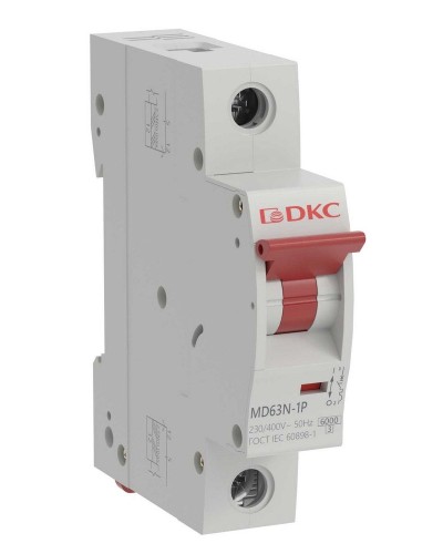 YON max MD63N 1P 6А 6кА C (MD63N-1PC6). Автоматический выключатель. ДКС в Бийске