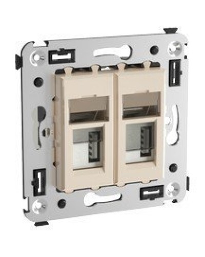 Розетка USB в стену Avanti ванильная дымка (4405543). Розетка USB. ДКС в Бийске
