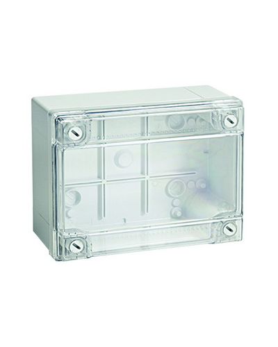 Коробка ответвительная с гладкими стенками IP56, 300х220х120 (54320). Коробка ответвительная с гладкими стенками и прозрачной крышкой. ДКС в Бийске