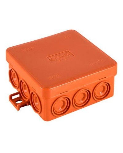 Коробка JBL085 85х85х38, 12 вых., 4P (0,15...6мм²) (43755HF): Коробка монтажная, огнестойкая, без галогена в Бийске