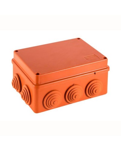 Коробка JBS150 150х110х70, 10 вых., 10P (0,15...2,5мм²) (43089HF). Коробка монтажная, огнестойкая, без галогена. Экопласт в Бийске