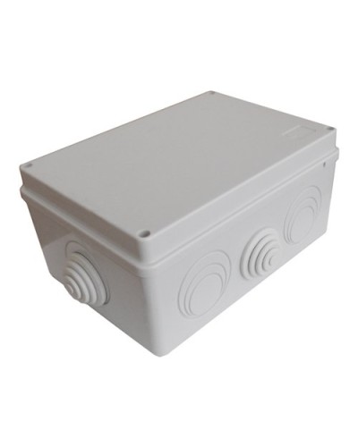 Коробка JBS210 210х150х100, 8 вых., 24P (0,15...2,5мм²) серая (43636HF-GR). Коробка монтажная, огнестойкая, без галогена. Экопласт в Бийске