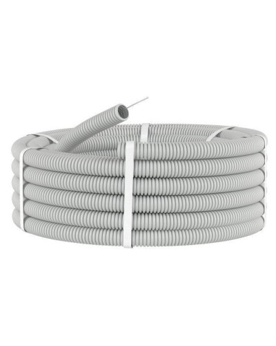 Труба HFFR тяжелая D50, серая (21150HF-GR): Труба гофрированная, с зондом, не распространяющая горение, без галогена в Бийске