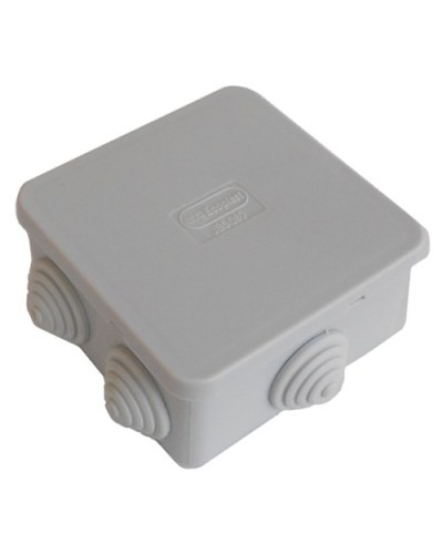 Коробка JBS080 85х85х50, 6 вых., IP44, белая (44066W-1). Коробка монтажная. Экопласт в Бийске