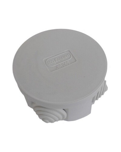 Коробка 3001 D70x36, 4 вых, IP55, серая (44001). Коробка монтажная. Экопласт в Бийске