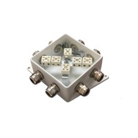 КМ-О (12к*6,0)-IP66-120х120, пять вводов: Коробка монтажная огнестойкая