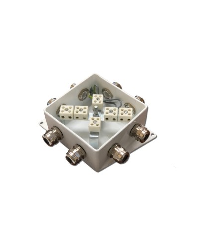 КМ-О (12к*6,0)-IP66-120х120, пять вводов: Коробка монтажная огнестойкая в Бийске