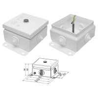 КМ IP55-1010 (без DIN рейки). Коробка монтажная электротехническая. Гефест