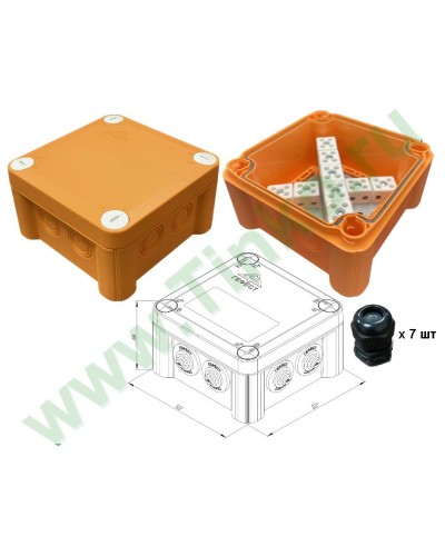 КМ-О-1212(П)(18к)-IP66(П6-12): Коробка монтажная огнестойкая в Бийске