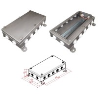 КМ IP55-1530, 14 вводов, нержавейка. Коробка монтажная электротехническая. Гефест