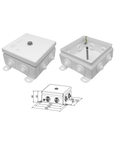 КМ IP55-1212. Коробка монтажная электротехническая. Гефест в Бийске