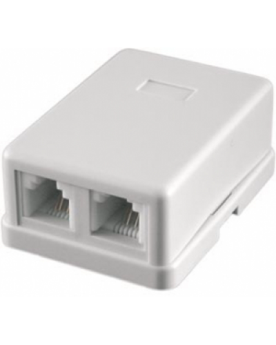 STK-RJ-45(8P8C), CAT.6, 2 выхода, Dual IDC компьютерная розетка: Розетка компьютерная 2 выхода в Бийске