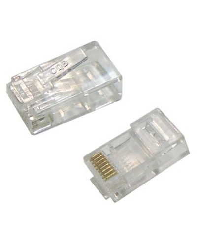 RJ-45 джек (8P8C) (100 шт). Разъем RJ-45. Прочие зарубежные в Бийске