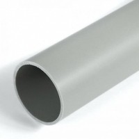 Труба ПВХ жесткая 3-х метр, легкая D40, серая (PR.01440). Труба жесткая ПВХ легкая. Промрукав