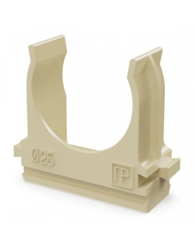 Крепёж-клипса для труб АБС-пластик сосна D25 (100 шт) (PR13.0050). Крепление для труб ПВХ. Промрукав в Бийске