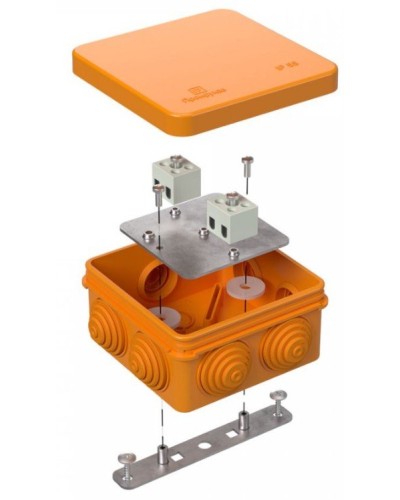 Коробка огнестойкая 80х80х40 (40-0210-FR2.5-4). Коробка огнестойкая для открытой установки. Промрукав в Бийске