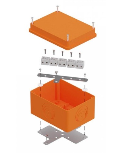Коробка огнестойкая 150х110х90 E15-E120 для о/п (40-0351-FR1.5-10). Коробка огнестойкая для открытой установки. Промрукав в Бийске