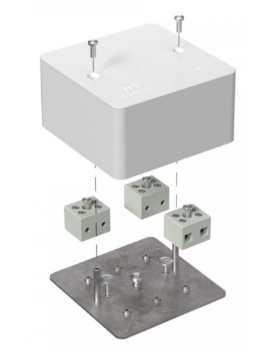 Коробка огнестойкая 103х103х45 (40-0470-FR2.5-6). Коробка огнестойкая для открытой установки. Промрукав в Бийске