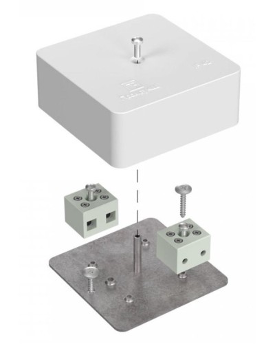 Коробка огнестойкая 75х75х30 (40-0450-FR1.5-4). Коробка огнестойкая для открытой установки. Промрукав в Бийске
