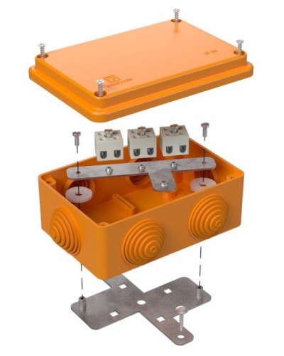 Коробка огнестойкая 120х80х50 (40-0340-FR1.5-6). Коробка огнестойкая для открытой установки. Промрукав в Бийске