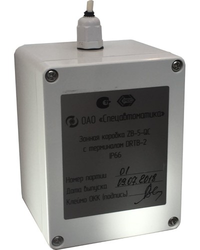 ZB-5-QC с DRTB-2 исп.02. Монтажная зонная коробка. Спецавтоматика, Москва в Бийске