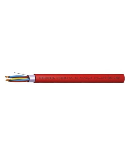 КПСВЭВнг(А)-LS 4х2х1,5 (Спецкабель). Кабель симметричный для систем сигнализации и управления, групповой прокладки, с пониженным дымо- и газовыделением. Спецкабель в Бийске