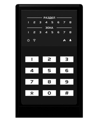 МИРАЖ-КД-04 (black). Кнопочная кодовая панель. Стелс НПП в Бийске