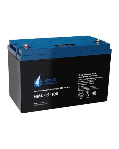 HML-12-100. Аккумулятор герметичный свинцово-кислотный. Связь инжиниринг в Бийске