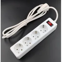 SP4W-518 GARDA. Сетевой фильтр 4 розетки,1,8м, белый. 5bites