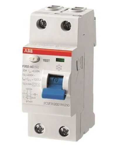 F202 AC-63/0,03 (2CSF202001R1630). Выключатель дифференциального тока (УЗО). ABB в Бийске