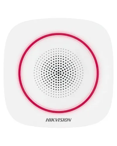 DS-PS1-II-WE(RU) Red Indicator. Оповещатель свето-звуковой радиоканальный. AX PRO Hikvision в Бийске