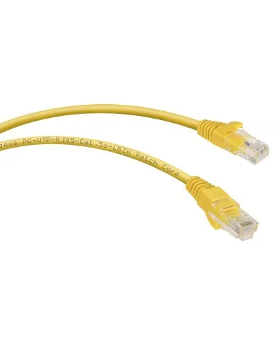 PC-UTP-RJ45-Cat.5e-0.15m-YL-LSZH (9494c), желтый. Патч-корд медный. CABEUS в Бийске