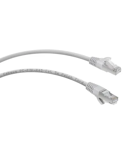PC-FTP-RJ45-Cat.5e-1m (7262c), серый. Патч-корд медный. CABEUS в Бийске