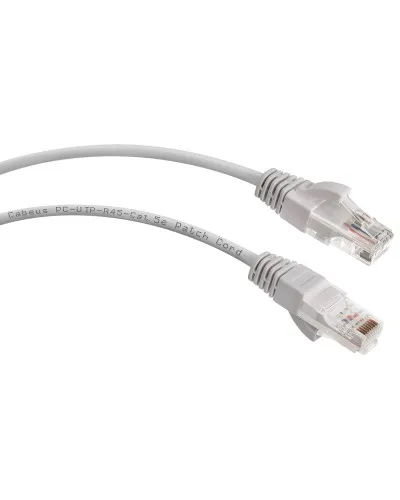 PC-UTP-RJ45-Cat.5e-20m-LSZH (9593c), серый. Патч-корд медный. CABEUS в Бийске