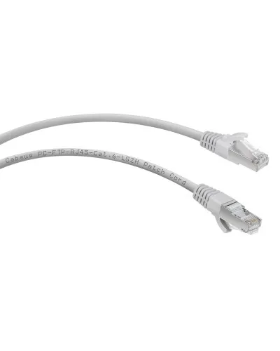 PC-FTP-RJ45-Cat.6-0.5m-LSZH (7907c), серый. Патч-корд медный. CABEUS в Бийске