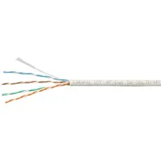 UTP-4P-Cat.5e-SOLID-WH-100 (7471c-5). Кабель «витая пара» (LAN) для структурированных систем связи. CABEUS