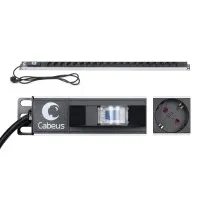 PDU-16-20S-B (9551c). Блок розеток. CABEUS
