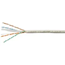UTP-4P-Cat.6-SOLID-LSZH-GY-100 (11108c-5). Кабель «витая пара» (LAN) для структурированных систем связи. CABEUS