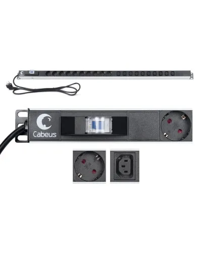 PDU-16-10S-10C13-B (9552c). Блок розеток. CABEUS в Бийске