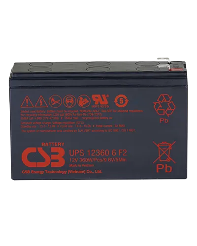 CSB UPS 123606. Аккумулятор герметичный свинцово-кислотный. CSB в Бийске