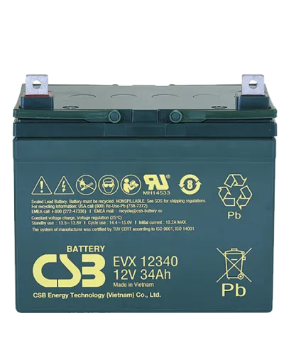 CSB EVX 12340. Аккумулятор герметичный свинцово-кислотный. CSB в Бийске